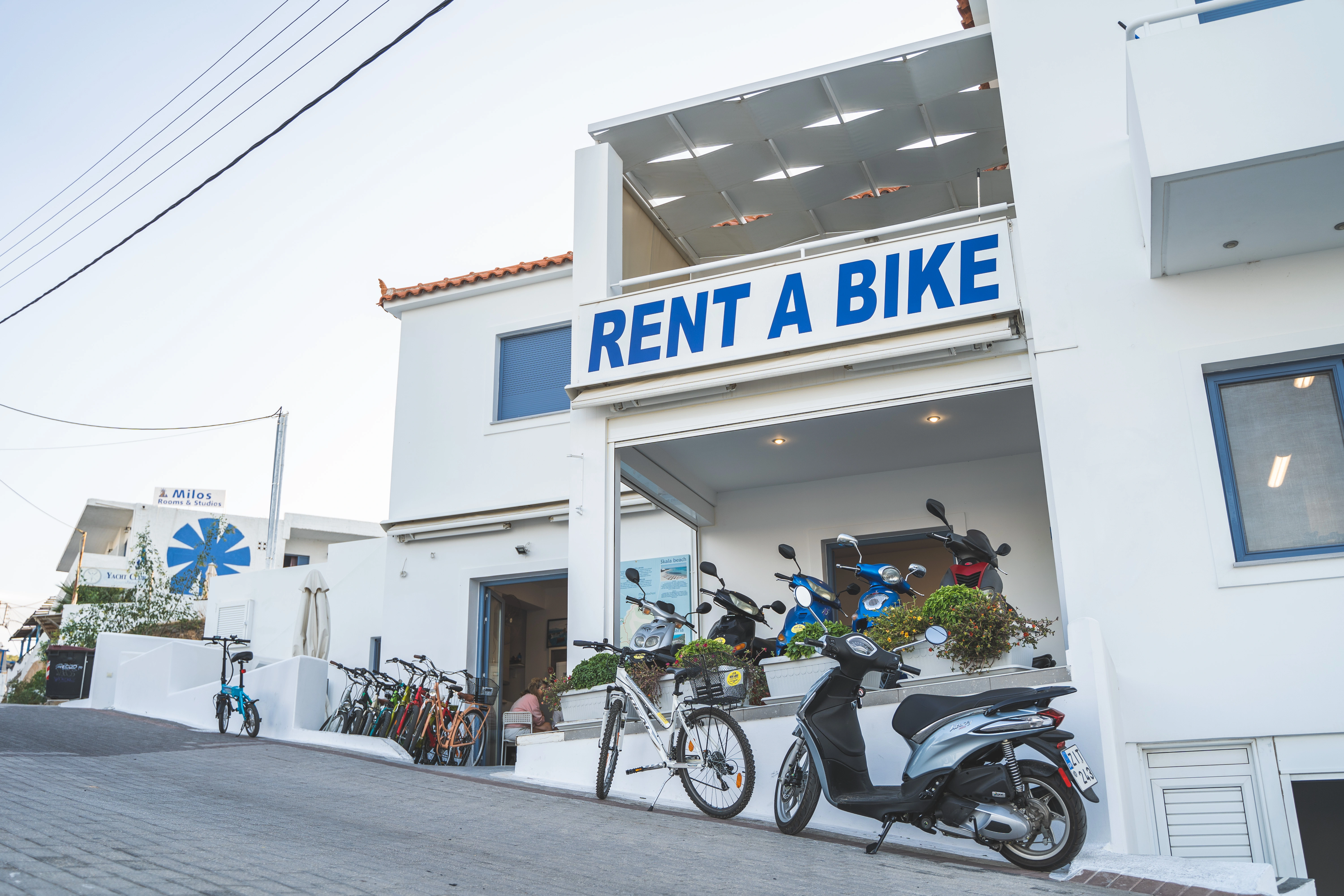 Logothetis Rent A Bike facade