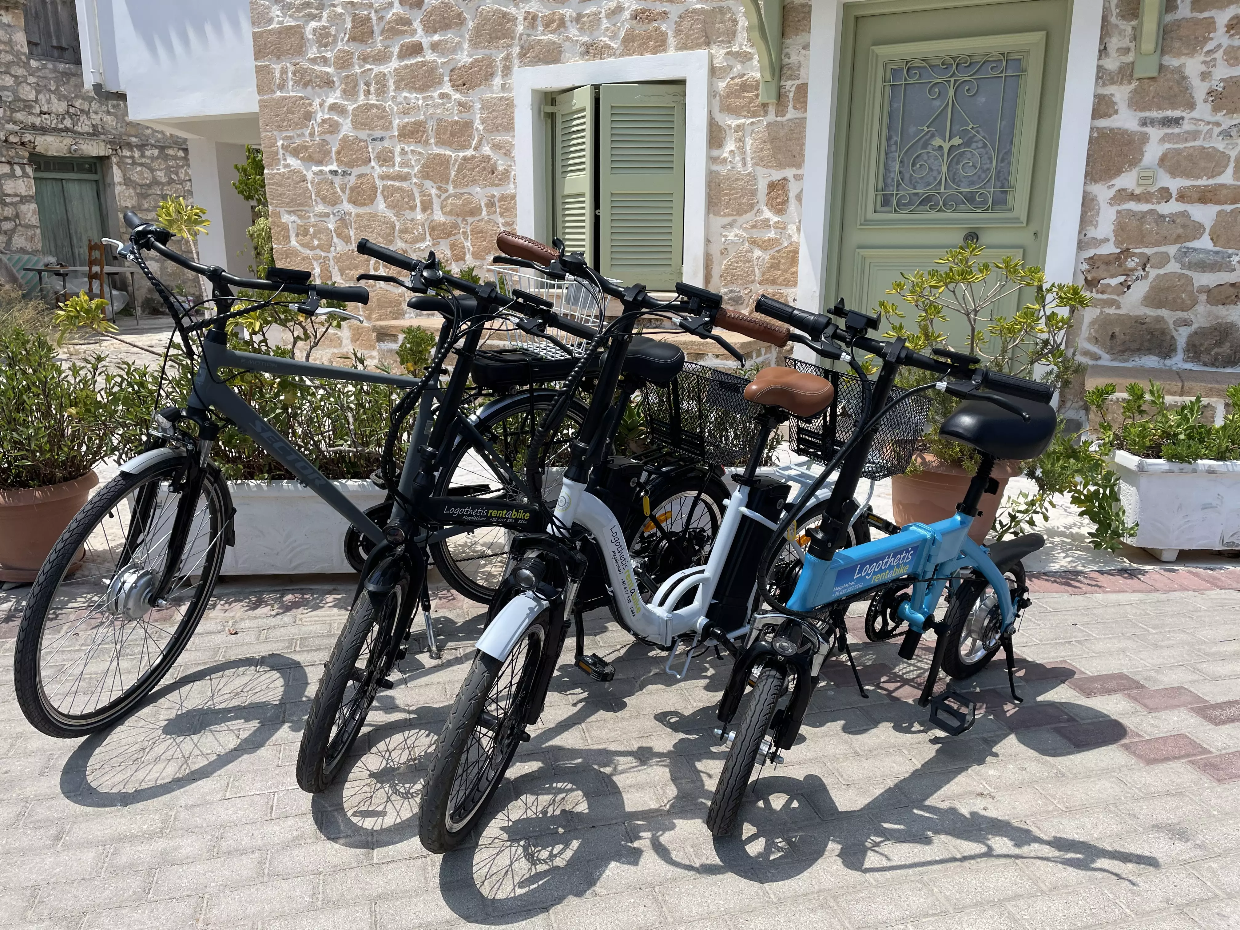 Four of our rental bicycles